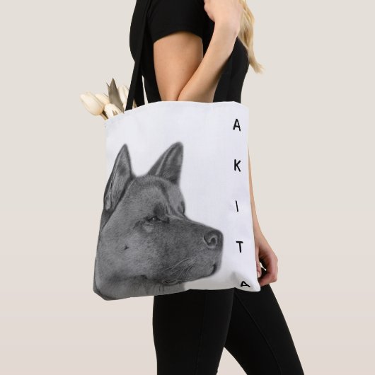Sac fourre-tout Akita (De près)