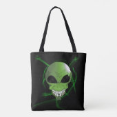 Sac fourre-tout Alien vert (Dos)