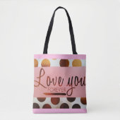 sac fourre-tout All-Over-Print "Love You Forever" (Devant)
