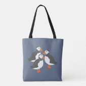 Sac fourre-tout Allover Puffins (Dos)