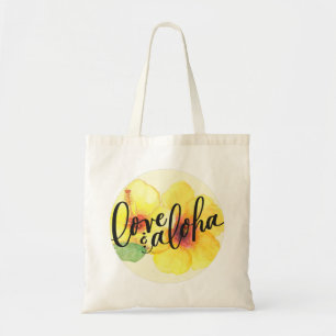 Sac fourre-tout Aloha Hibiscus Amour & Aloha (dos 