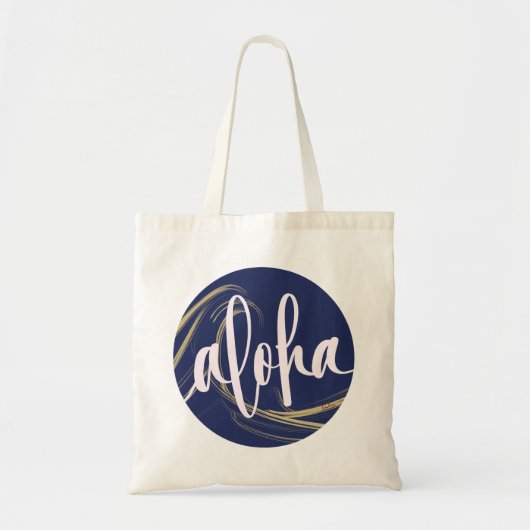 Sac fourre-tout Aloha Kai Océan (dos blanc) (Devant)