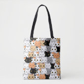 Sac fourre-tout Amoureux des chats (Devant)