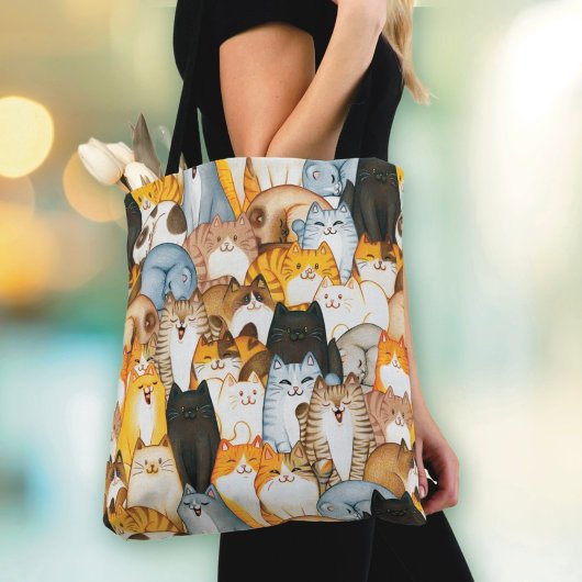 Sac fourre-tout Amoureux des chats