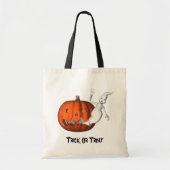 Sac fourre-tout amusant de Ghost Jack-o'-lantern H (Devant)