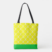Sac fourre-tout ananas Jaune (Dos)