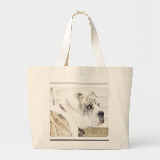 Sac fourre-tout anglais d'antan à bulldogge (Devant)