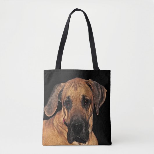 Sac fourre-tout animal Brown de chien gibier (Devant)