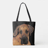 Sac fourre-tout animal Brown de chien gibier (Dos)