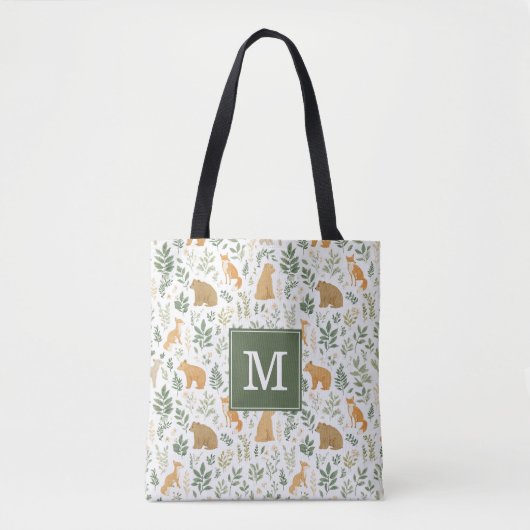 Sac fourre-tout Animaux de la forêt (Devant)