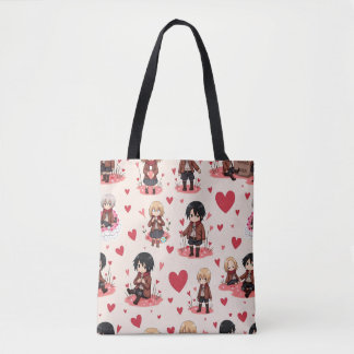SAC FOURRE-TOUT ANIME DE LA JOURNÉE DE VALENTINE