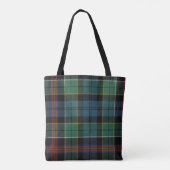Sac fourre-tout antique à tartan d'Allison (Dos)
