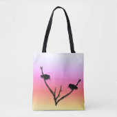 Sac fourre-tout (ao) - Colibris sur des branches d (Devant)