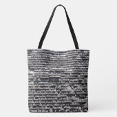 Sac fourre-tout (ao) - Textures sur le toit (Dos)