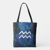 Sac fourre-tout Aquarius Zodiac (Dos)