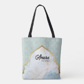 Sac fourre-tout Arabesque Bride – Arche bleu clair (Dos)