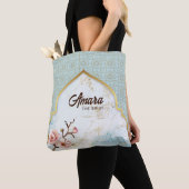 Sac fourre-tout Arabesque Bride – Arche bleu clair (De près)