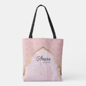Sac fourre-tout Arabesque Bride – Arche rose blush (Dos)