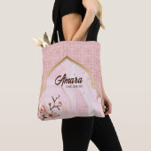 Sac fourre-tout Arabesque Bride – Arche rose blush (De près)