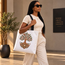 Sac fourre-tout Arbre de vie Roots Run Deep