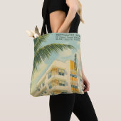 Sac fourre-tout Art déco de Miami Vintage (De près)