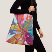 Sac fourre-tout artistique à la géométrie (De près)