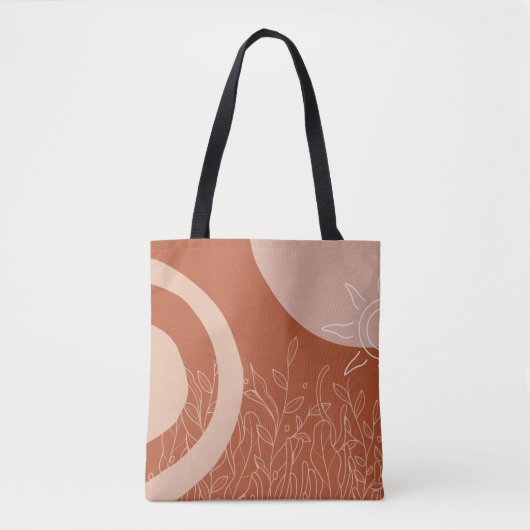 Sac fourre-tout artistique Abstrait nature (Devant)