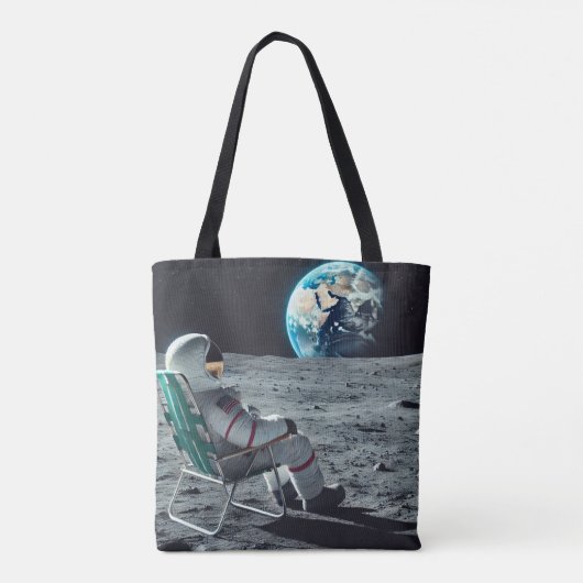 Sac fourre-tout astronaute relaxant - Vue sur la l (Dos)