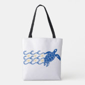 Sac fourre-tout. Attrapez. Vagues de tortue. (Dos)