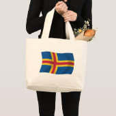 Sac fourre-tout au drapeau d'Aaland (Devant (produit))