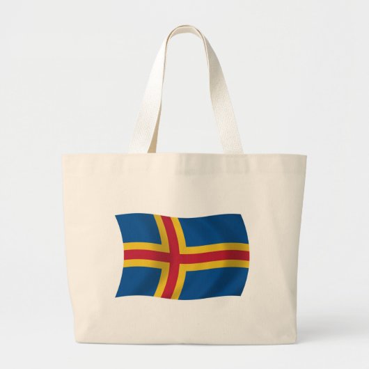 Sac fourre-tout au drapeau d'Aaland (Devant)