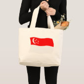 Sac fourre-tout au drapeau de Singapour (Devant (produit))