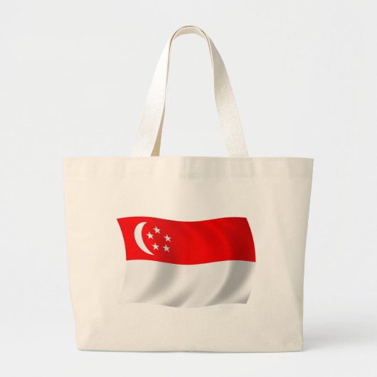 Sac fourre-tout au drapeau de Singapour (Devant)