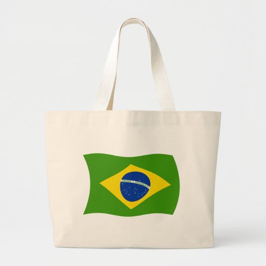 Sac fourre-tout au drapeau du Brésil (Devant)