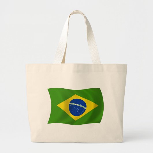 Sac fourre-tout au drapeau du Brésil (Devant)