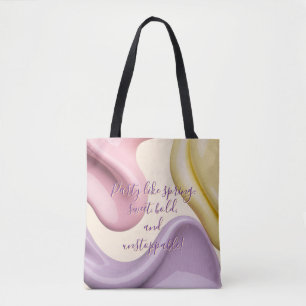 Sac fourre-tout au graphique abstrait élégant