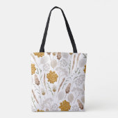 Sac fourre-tout au monogramme et à l'aquarelle en  (Dos)