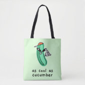 Sac fourre-tout « Aussi cool qu'un concombre » (Devant)