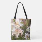 Sac fourre-tout aux lys blancs (Dos)