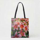Sac fourre-tout aux lys roses (Devant)
