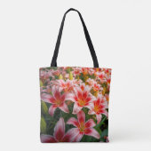 Sac fourre-tout aux lys roses (Dos)