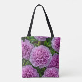 Sac fourre-tout aux œillets violet pâle (Dos)