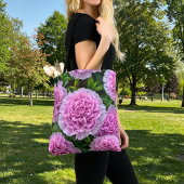 Sac fourre-tout aux œillets violet pâle