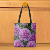 Sac fourre-tout aux œillets violet pâle