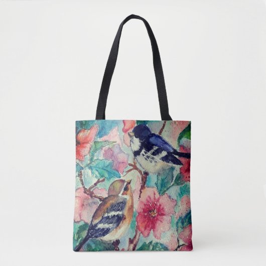 Sac fourre-tout aux oiseaux mignons (Devant)
