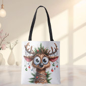 Sac fourre-tout aux rennes farfelus