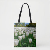 Sac fourre-tout aux tulipes blanches (Devant)