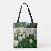 Sac fourre-tout aux tulipes blanches (Dos)