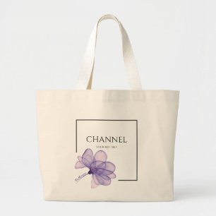 Sac fourre-tout avec citation inspirante