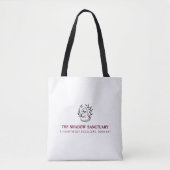 Sac fourre-tout avec conception de logo rose et no (Devant)